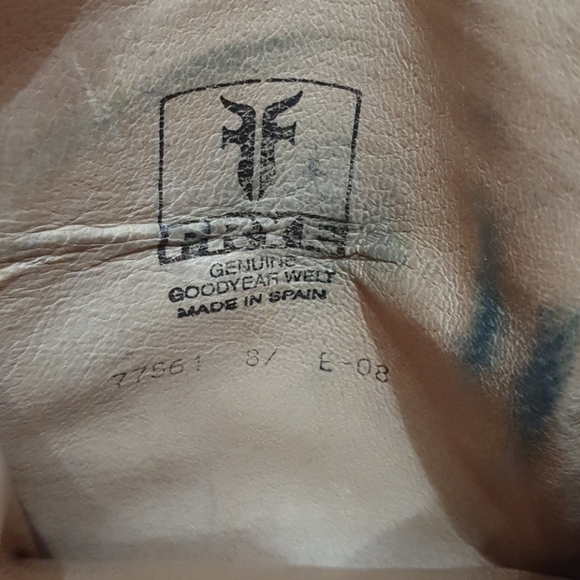 FRYE Melissa Harness Tall Umber Boots - Picture 8 of 8